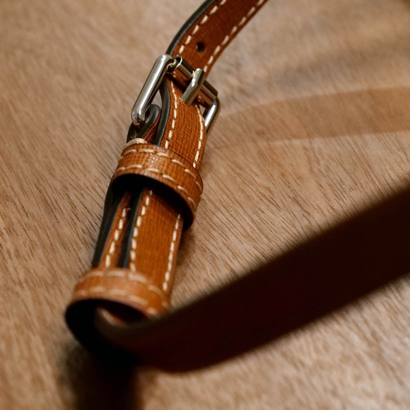 Dooney & Bourke Pebble Grain Brown Leather Lexington Crossbody - Picture 7 of 12